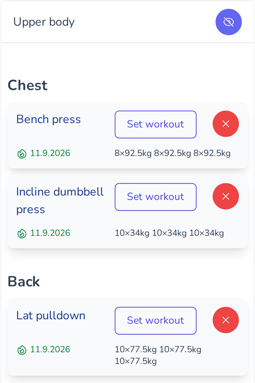 Your routines, ready to go