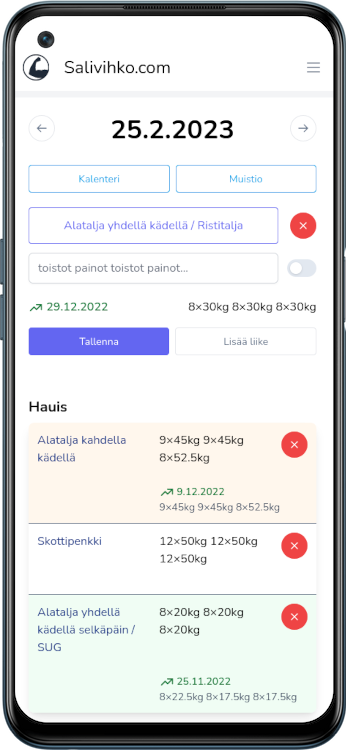 screenshot of salivihko